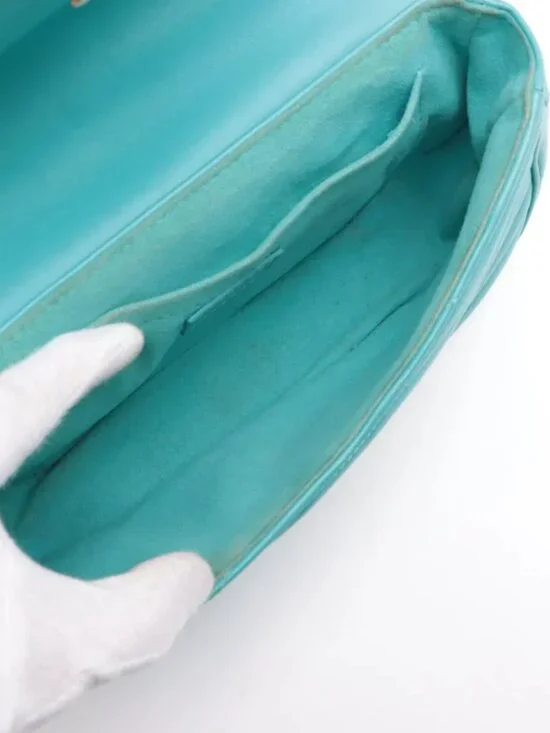 Louis Vuitton New Wave Chain Bag MM Tiffany Blue - Picture 8 of 13